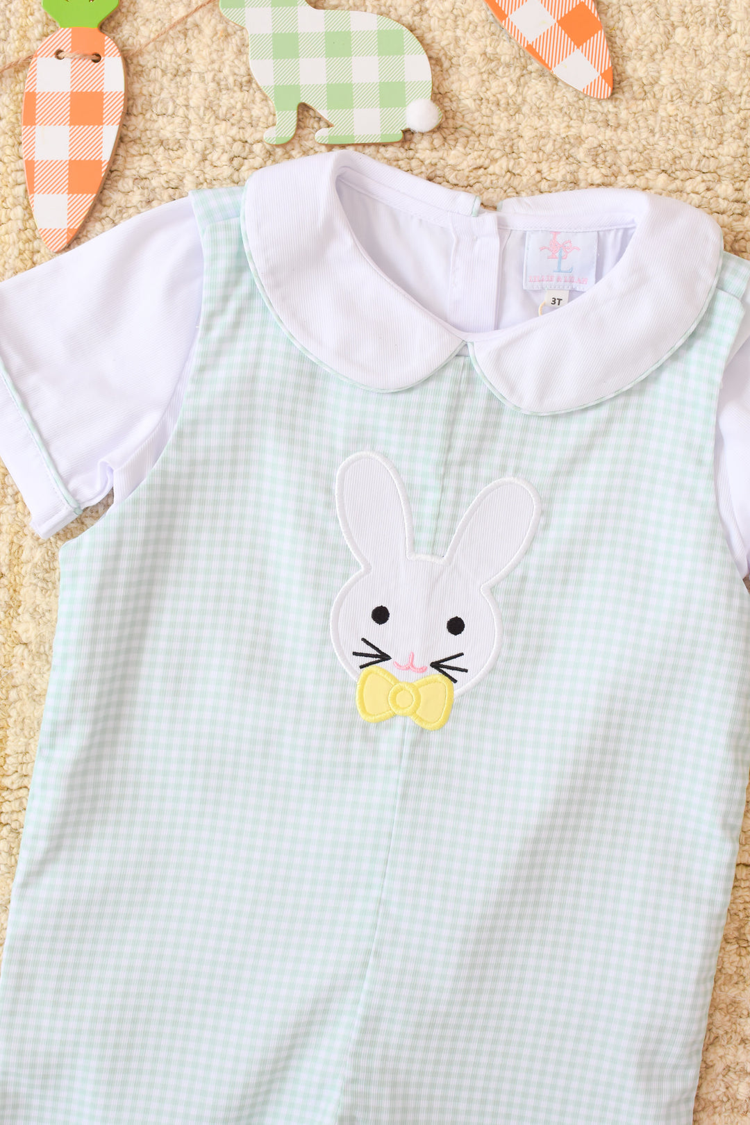 Clover Smocked Shortall Set