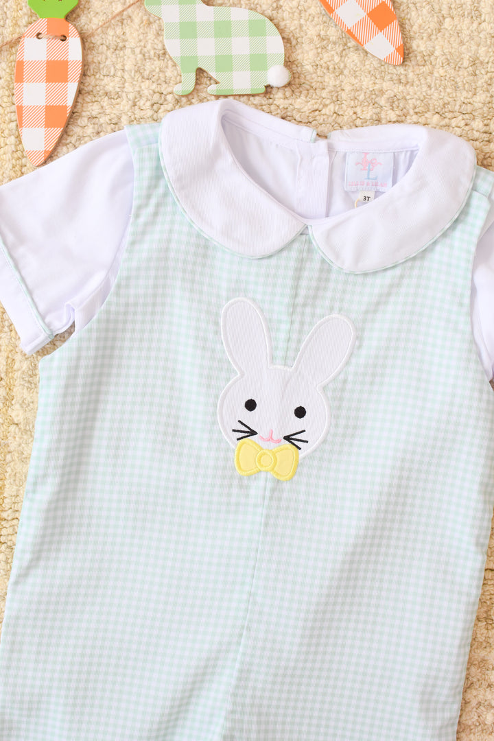 Clover Smocked Shortall Set