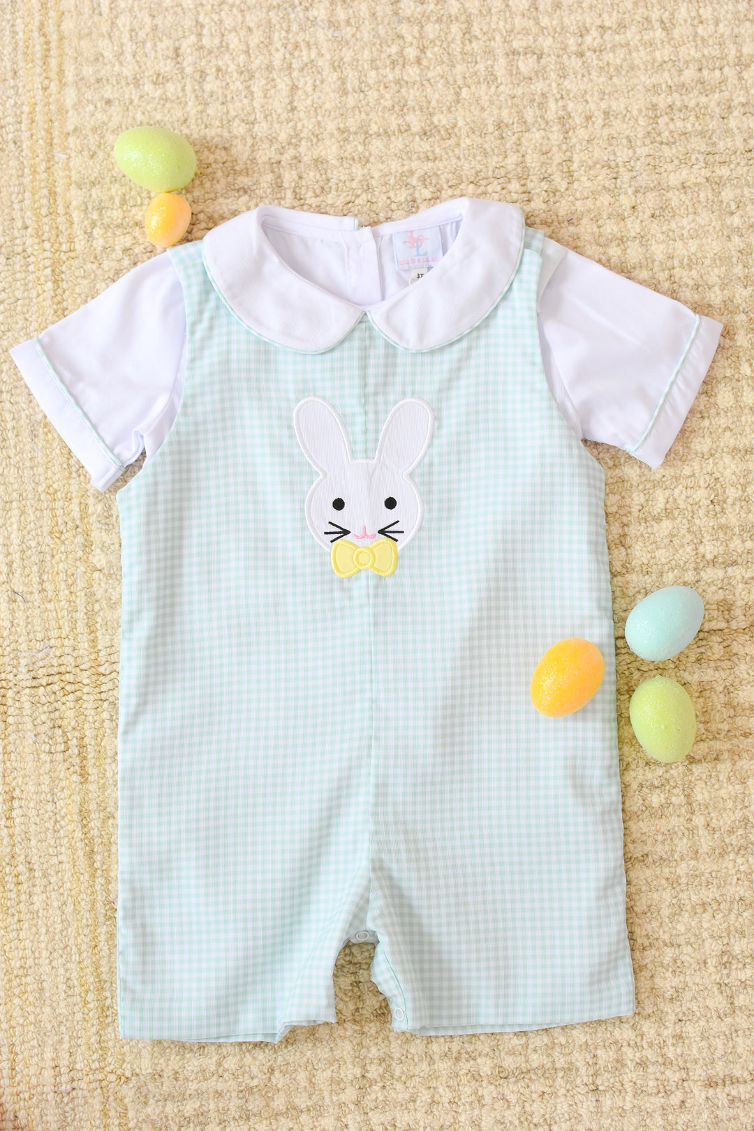 Clover Smocked Shortall Set