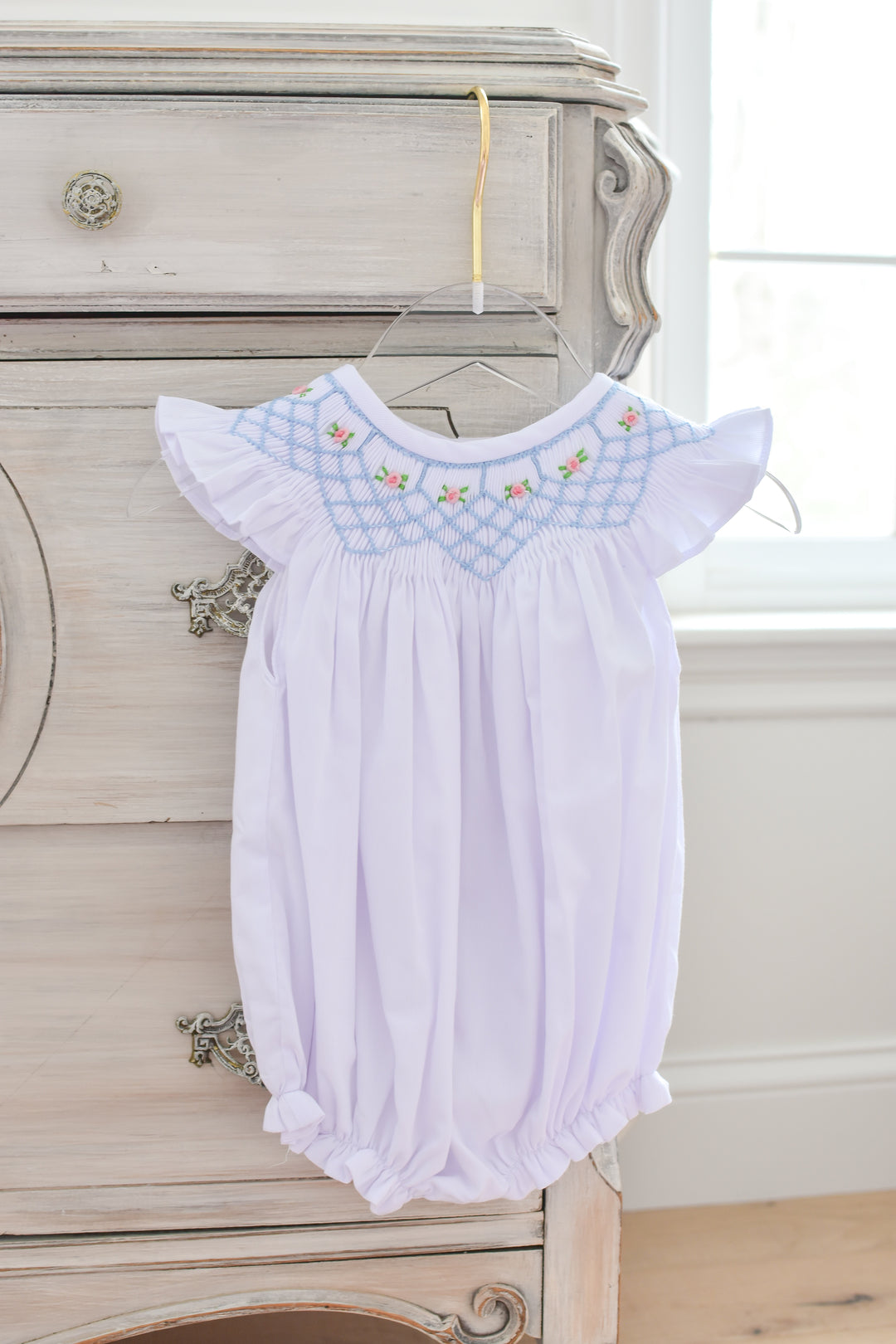 Avery Rose Smocked Bubble