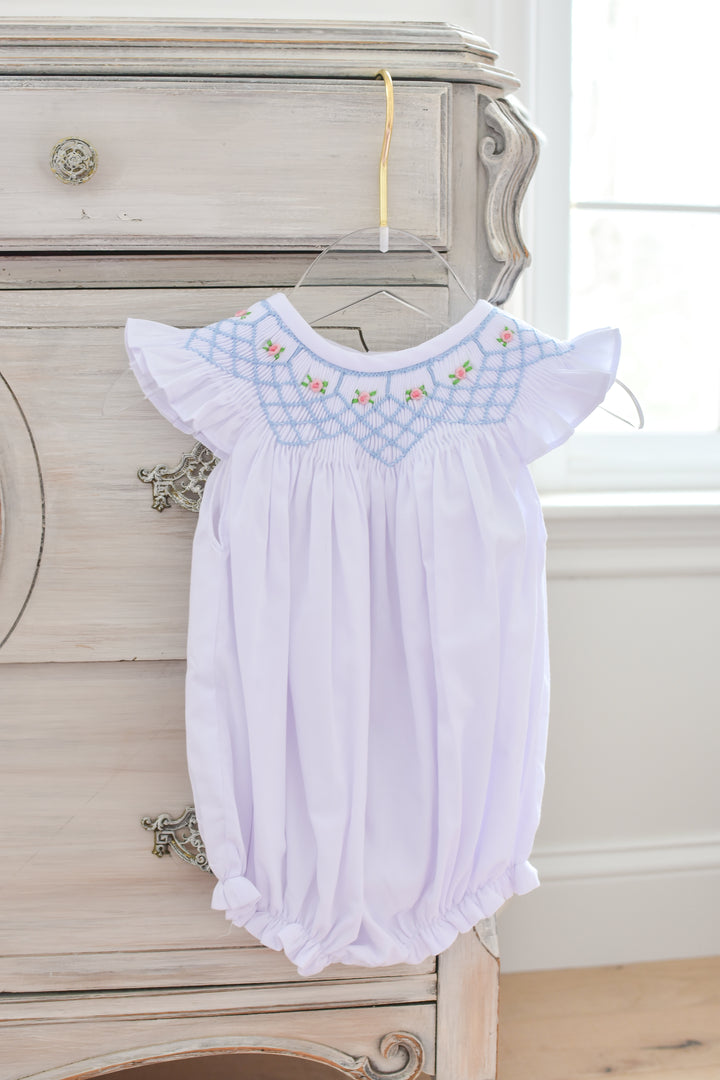 Avery Rose Smocked Bubble