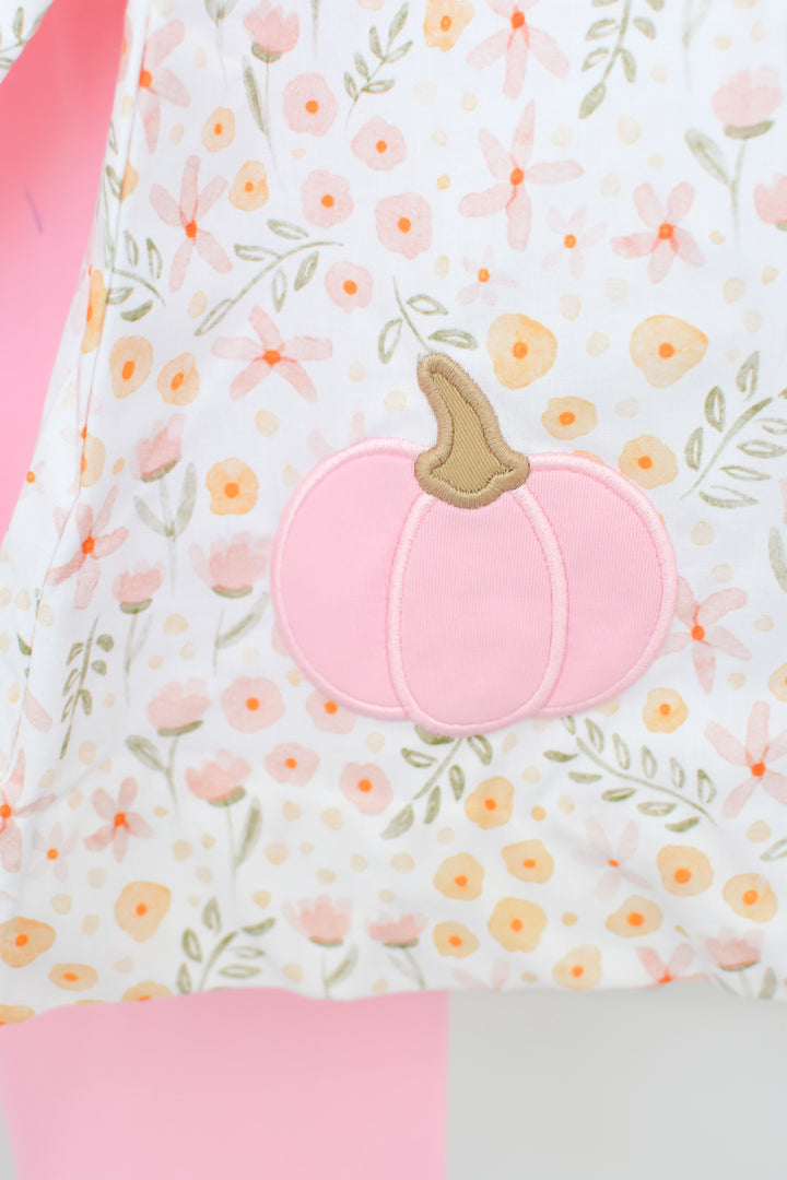 PRE-ORDER Pastel Floral Pumpkin Long Sleeve Legging Set