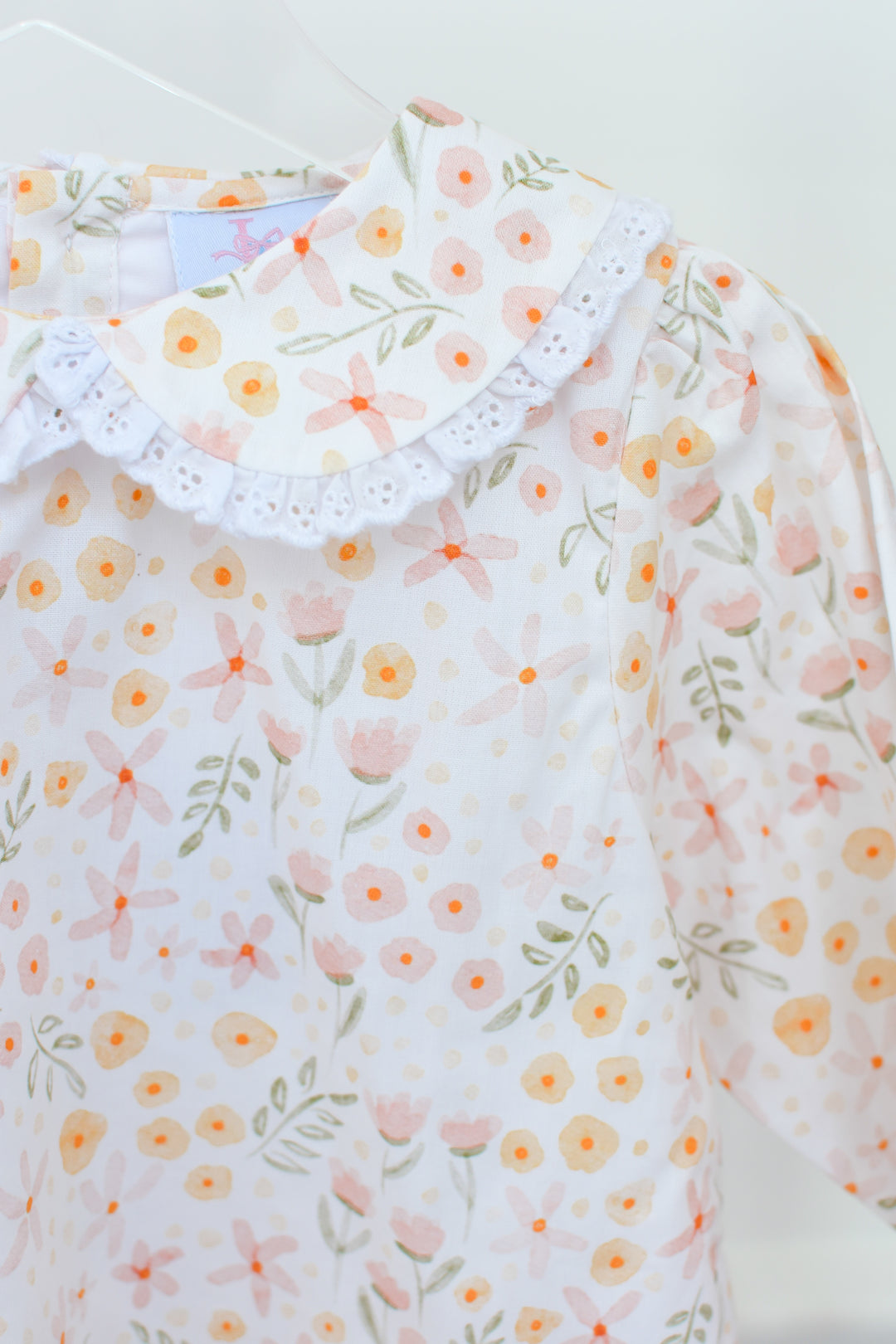 PRE-ORDER Pastel Floral Pumpkin Long Sleeve Legging Set