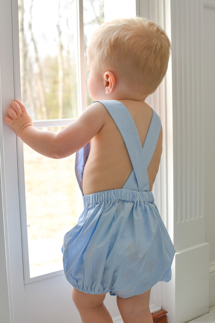 Boys Sailboat French Knot Bubble