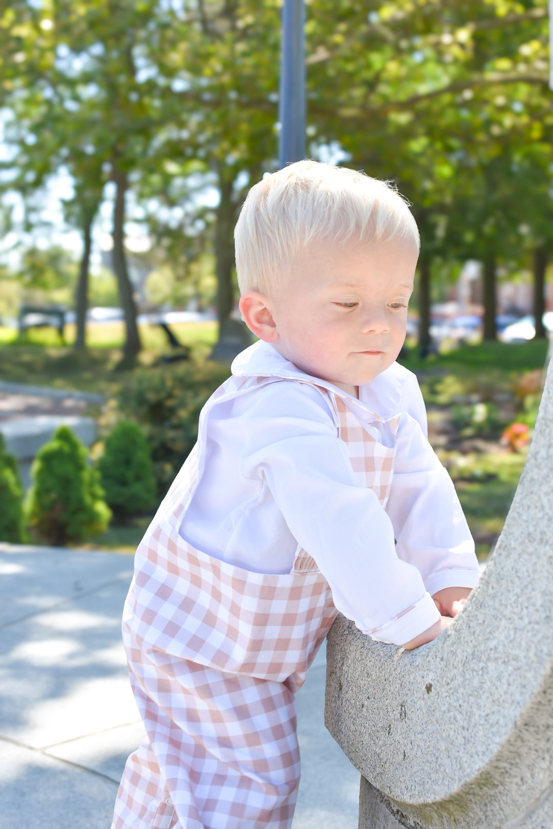 PRE-ORDER Boys Thanksgiving Smocked Longall Set