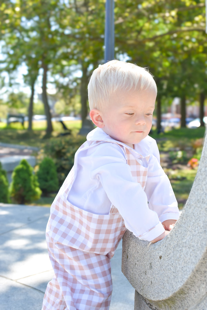 PRE-ORDER Boys Thanksgiving Smocked Longall Set