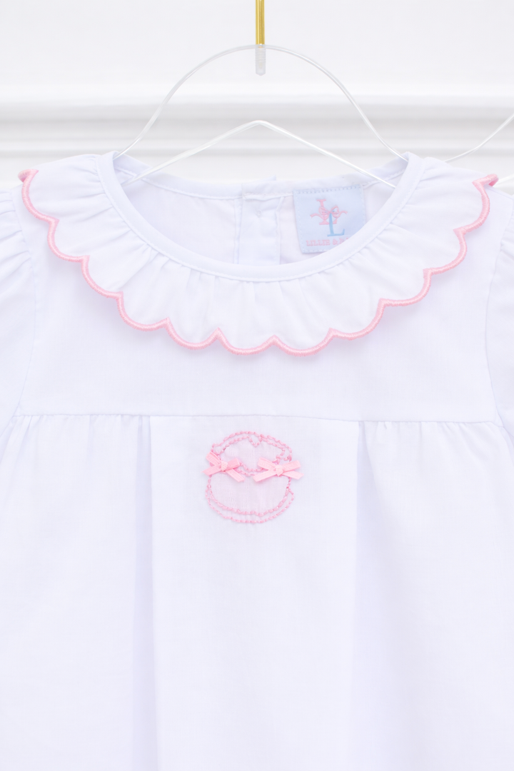 Girls Birthday Bow Cake Diaper Set