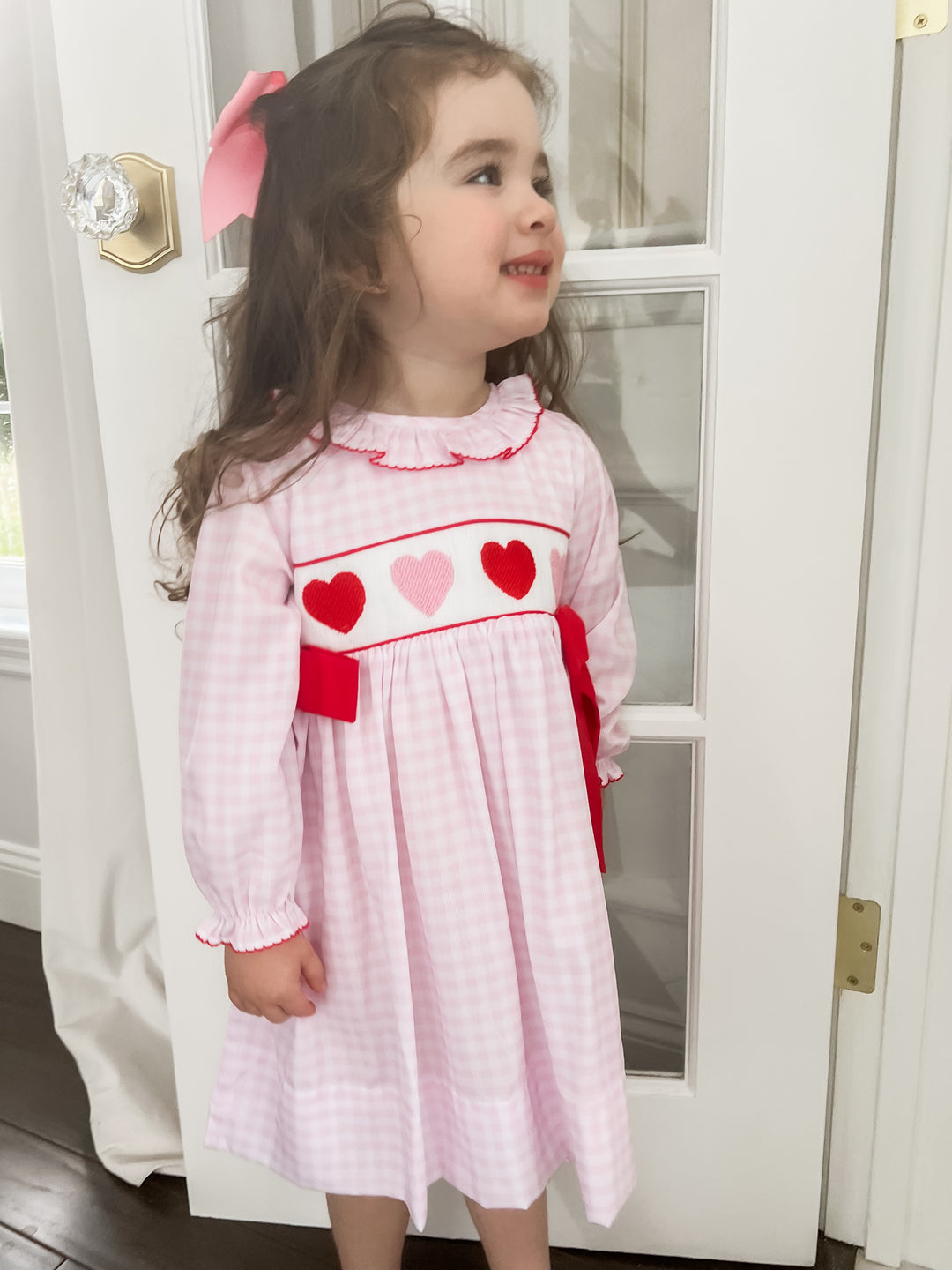 Abbey Heart Smocked Dress