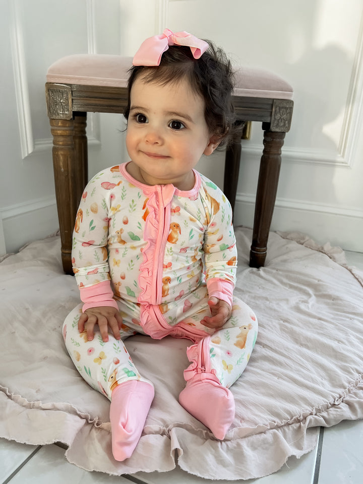 Elle Easter Bunny Ruffle Pajamas