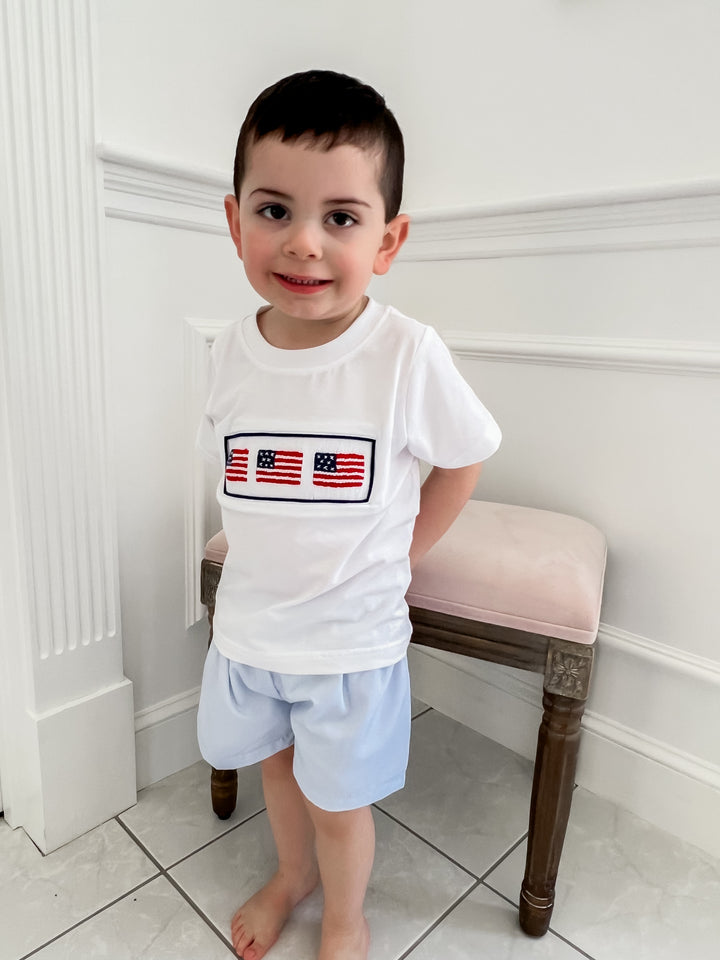 Patriotic Boy Short Set