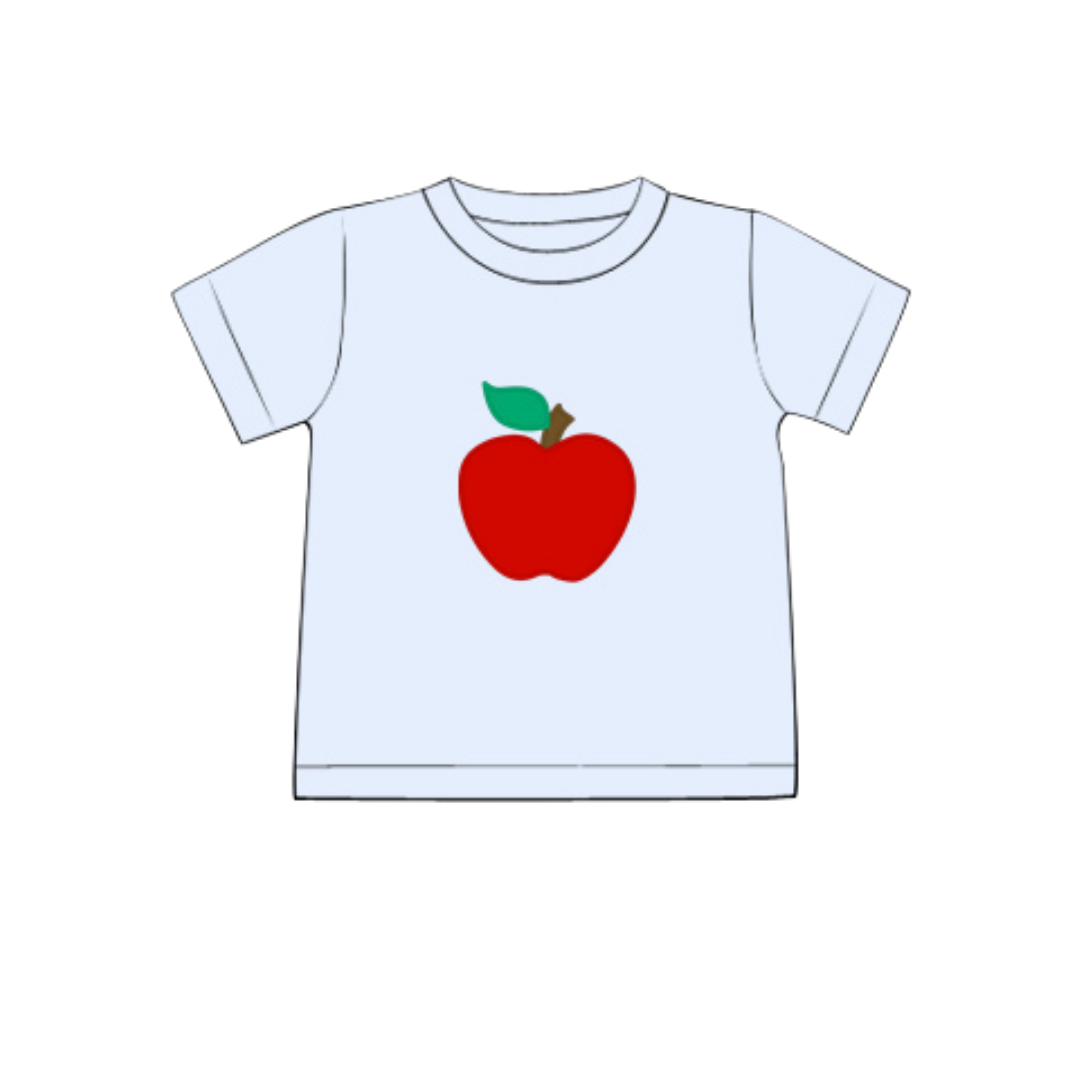 PREORDER Boys Apple Applique T-Shirt