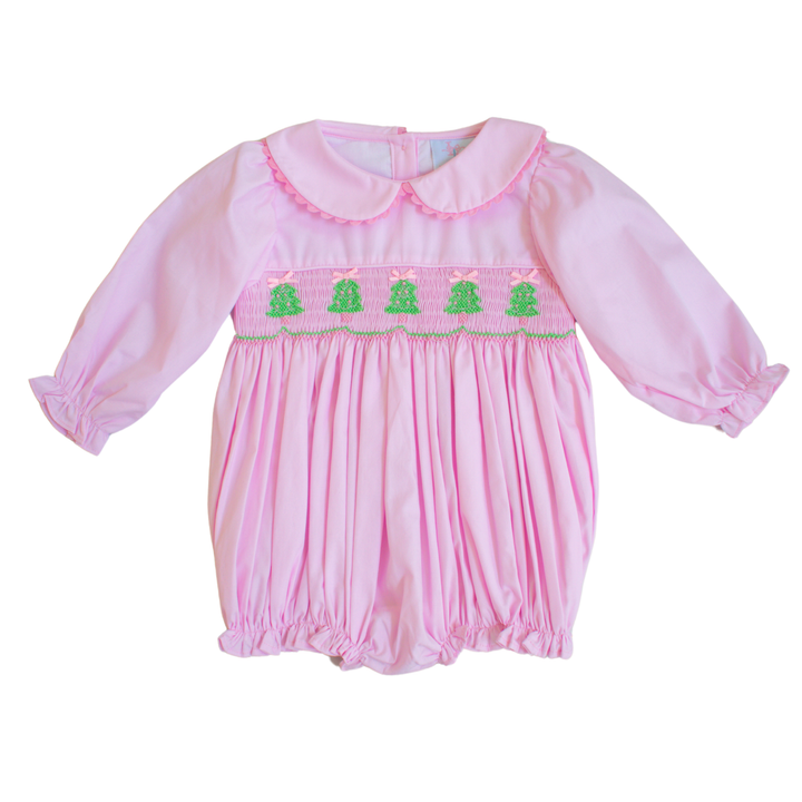 Eden Christmas Smocked Bubble