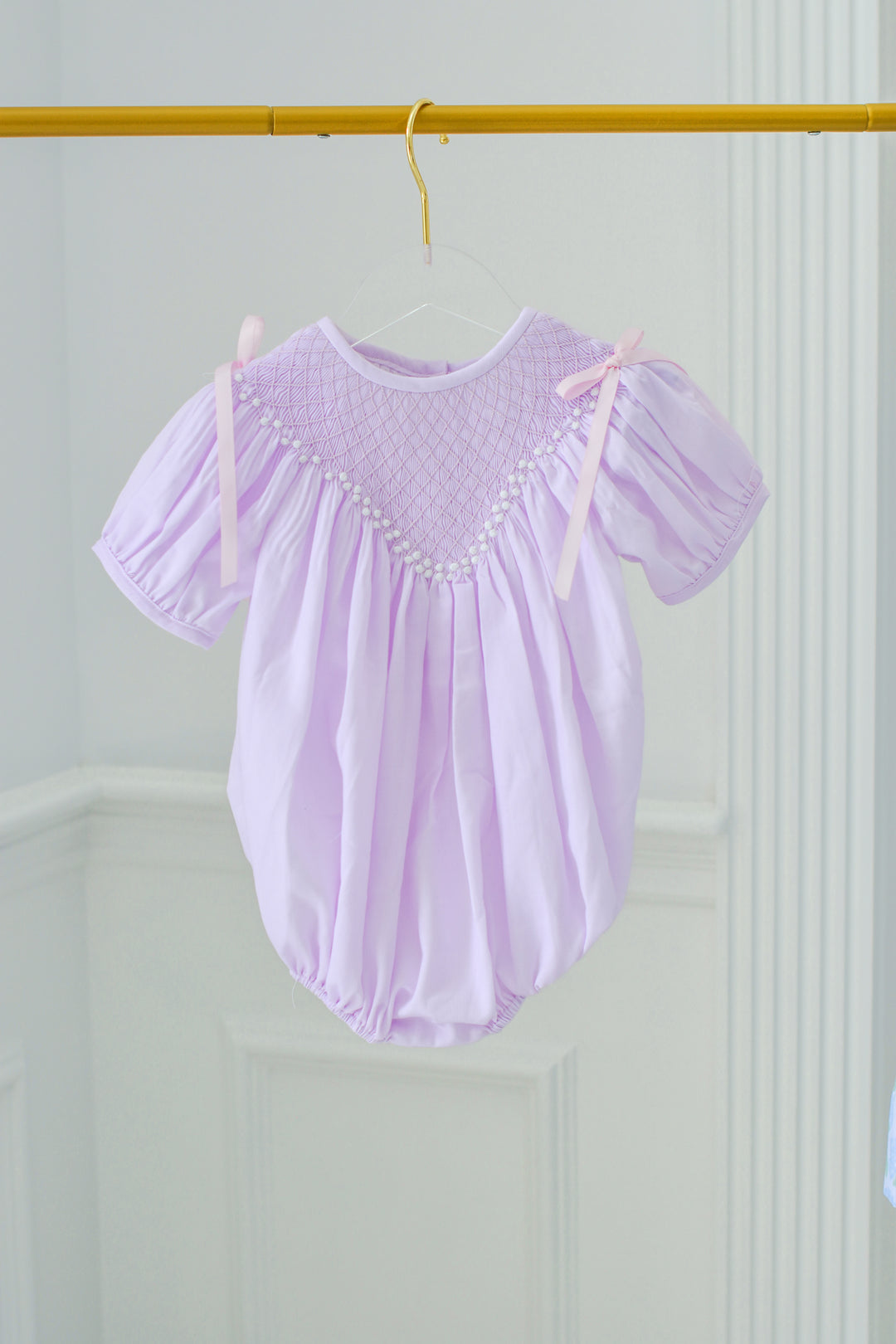 Delilah Heirloom Smocked Bubble