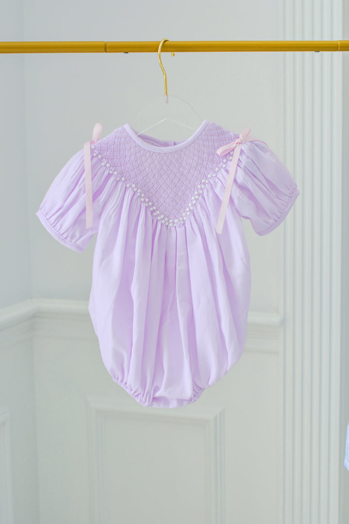 Delilah Heirloom Smocked Bubble