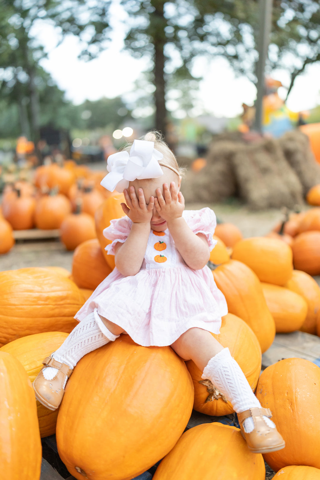 Pink Pumpkin Heirloom Diaper Set