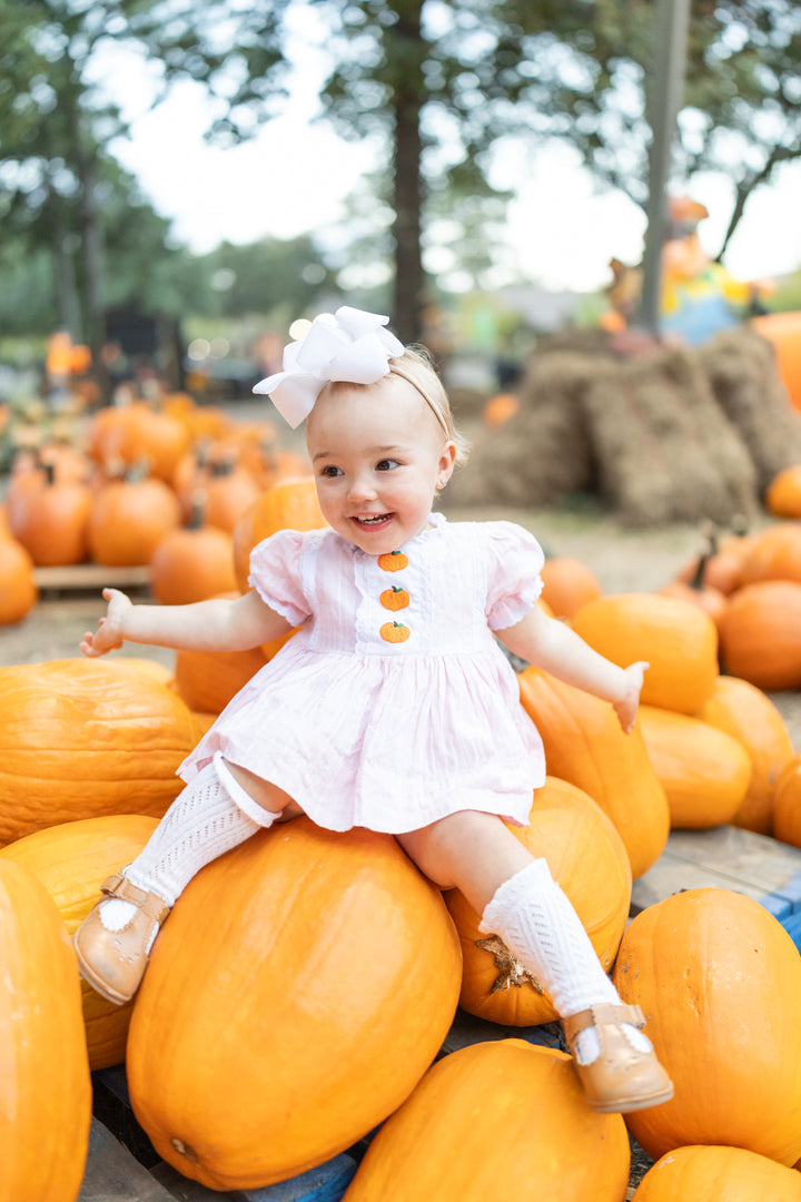 Pink Pumpkin Heirloom Diaper Set
