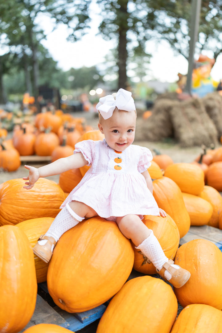 Pink Pumpkin Heirloom Diaper Set