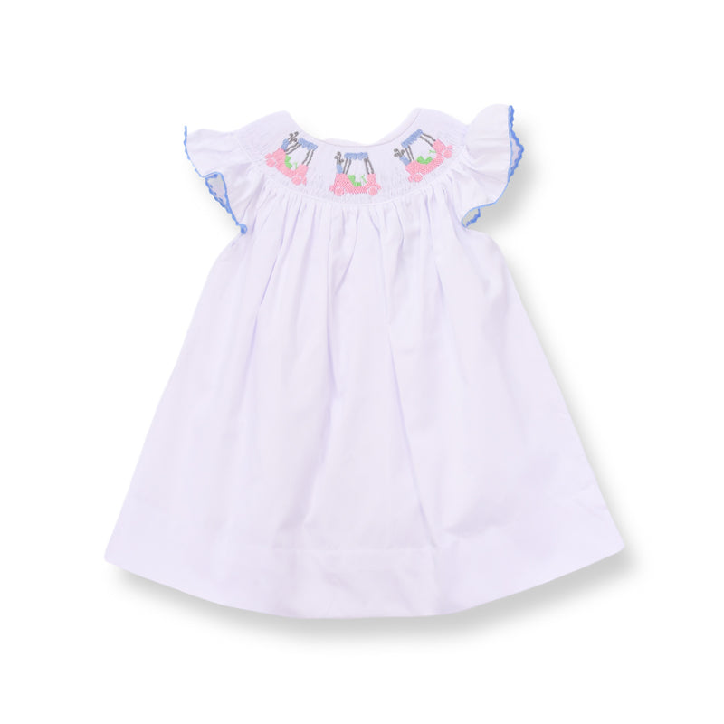 Smocked Golf Cart Dress