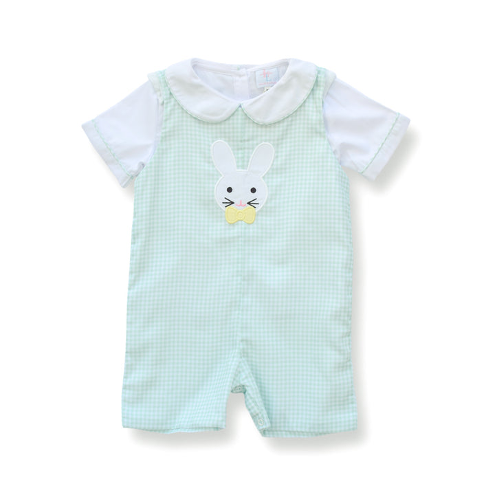 Clover Smocked Shortall Set