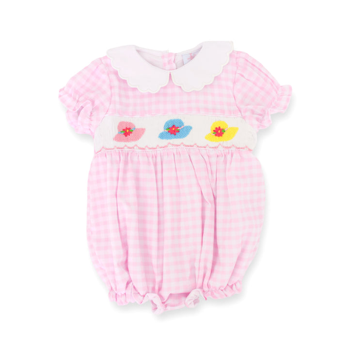 Spring Derby Hat Smocked Bubble