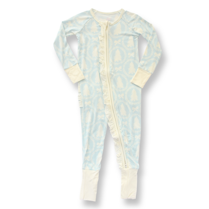 Anastasia Ruffle Bamboo Footie