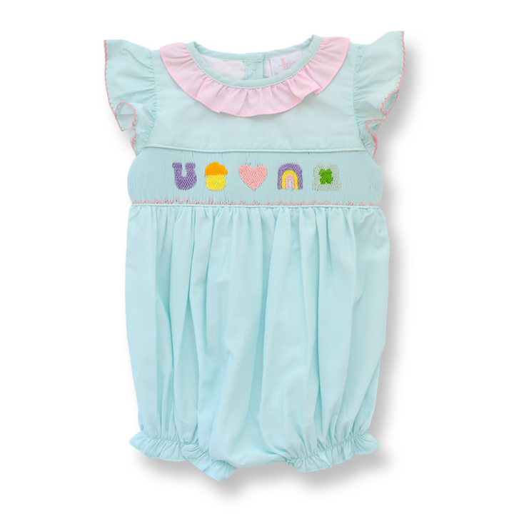 Lucky Charm Smocked Bubble