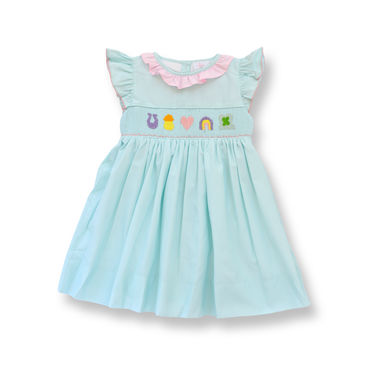 Lucky Charm Smocked Dress