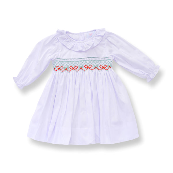 white smock dress Blakely Smocked Dress in White – Lillie & Lilah