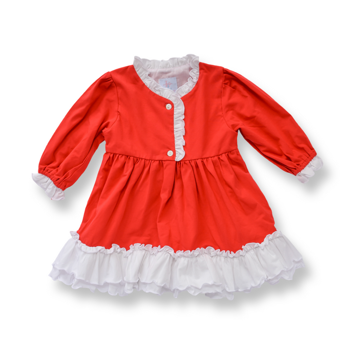 Christmas Red & White Nightgown