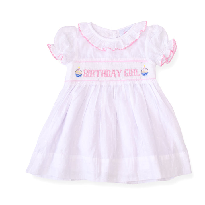 Birthday Girl Smocked Dress