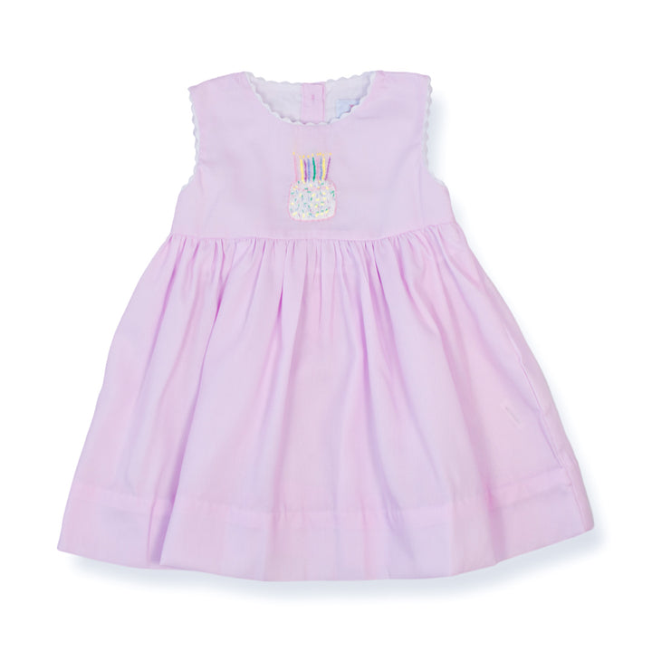 Sprinkled Birthday Cake Smocked Dress