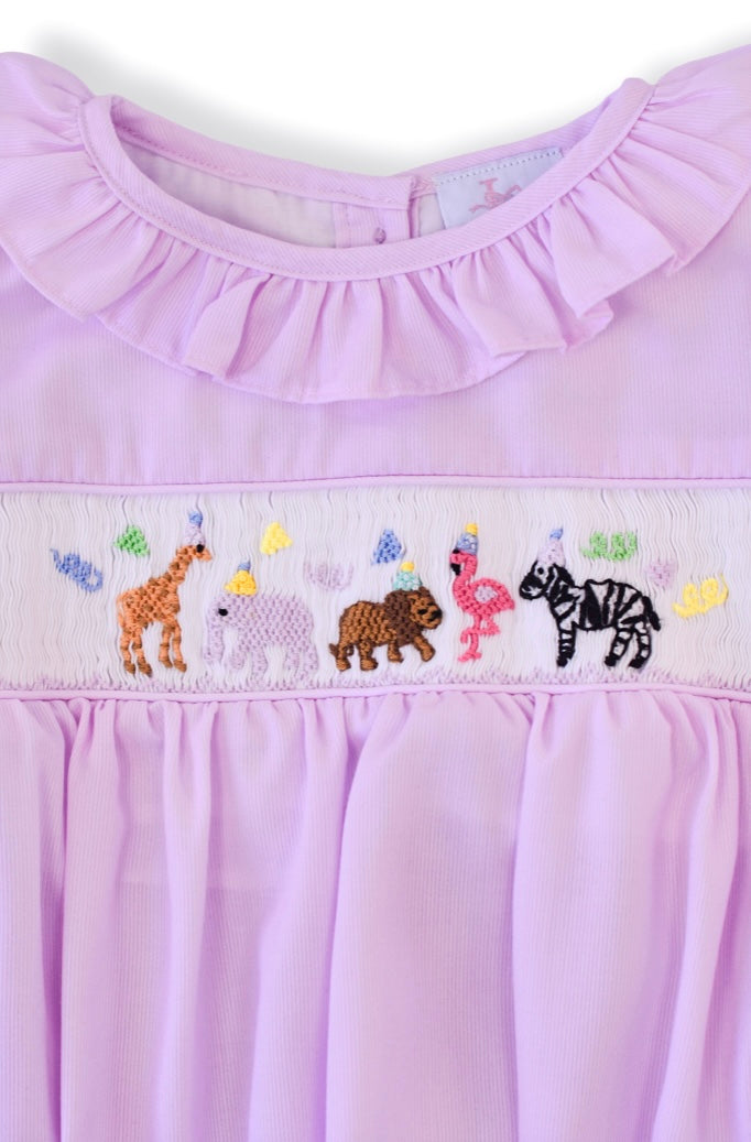 Safari Party Smocked Bubble