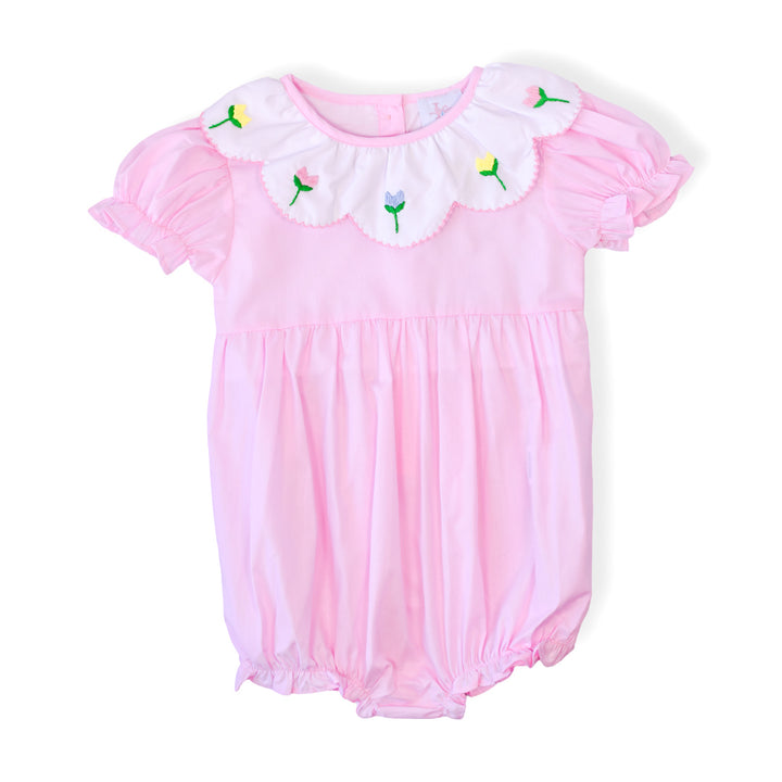 PRE-ORDER Spring Tulip Smocked Bubble