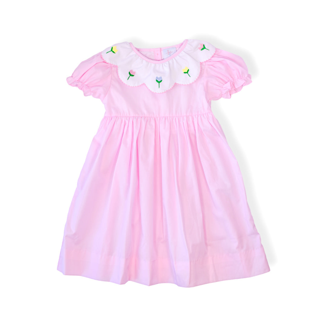 PRE-ORDER Spring Tulip Smocked Dress