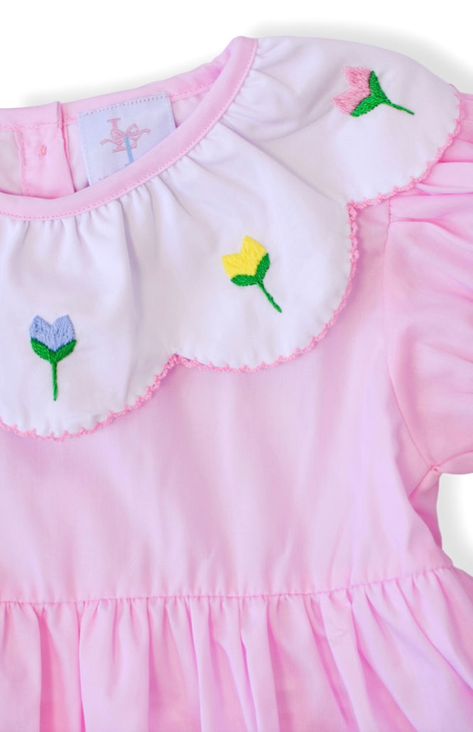 PRE-ORDER Spring Tulip Smocked Dress