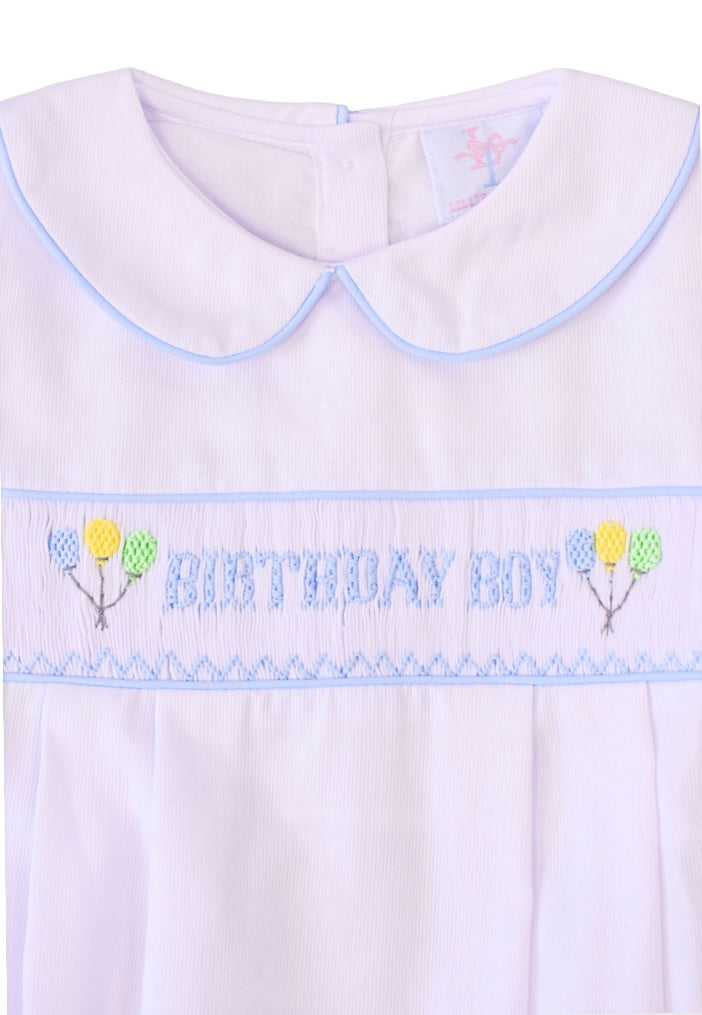 Birthday Boy Smocked Bubble