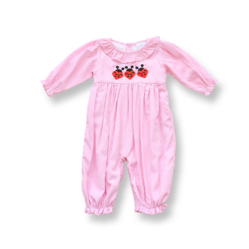 Love Bug Smocked Romper