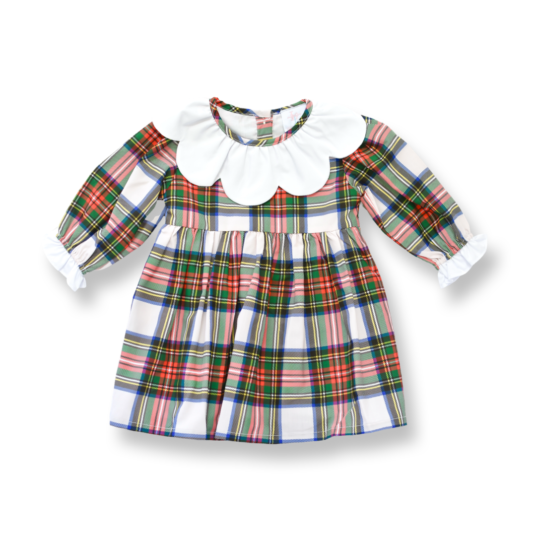 Christmas Plaid Smocked Dress Lillie & Lilah Christmas Plaid Smocked Dress Lillie & Lilah