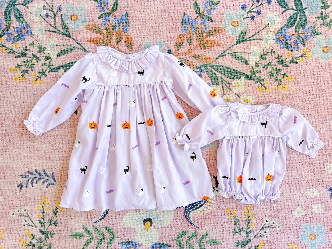 PRE-ORDER Sabrina Halloween Smocked Bubble