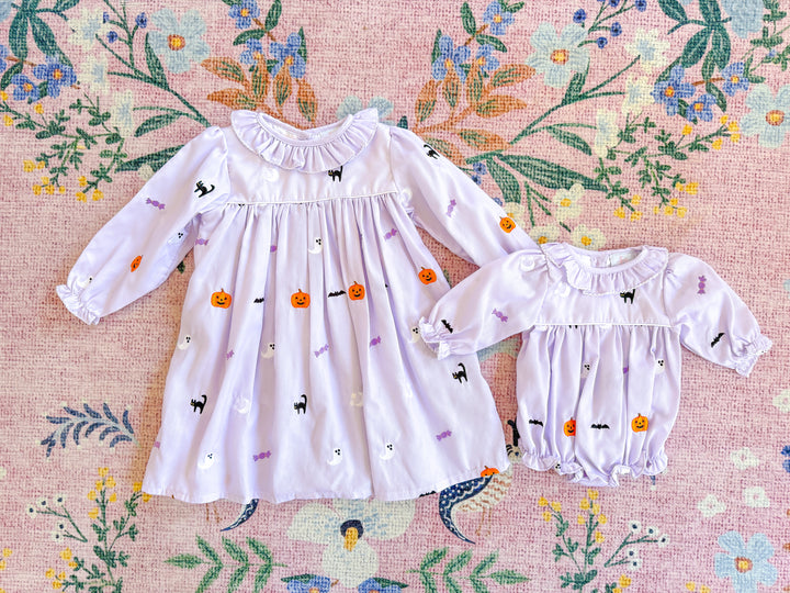 PRE-ORDER Sabrina Halloween Smocked Bubble