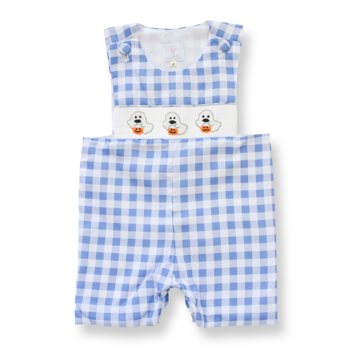 Boys Halloween Ghost SmockedShortall