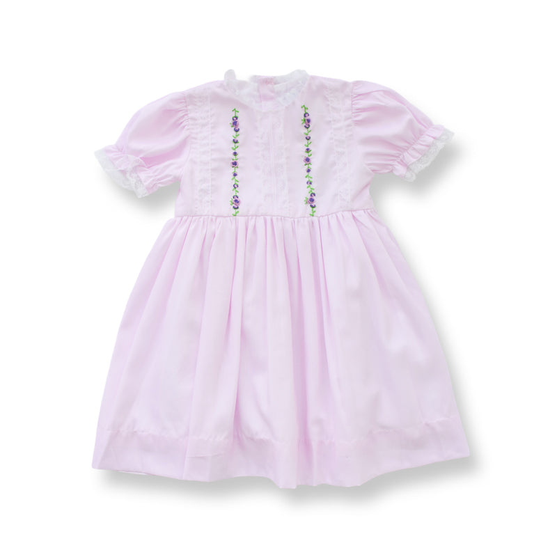 Ellison Heirloom Smocked Dress in Pale Lavender