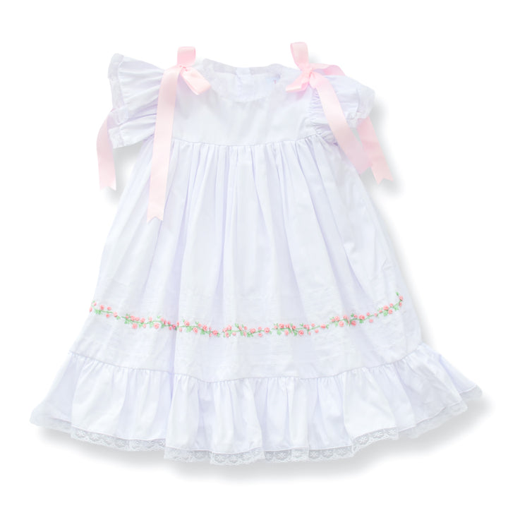 Magnolia Heirloom Smocked Dress in Pink