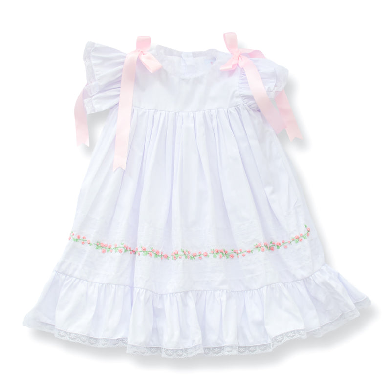 Magnolia Heirloom Smocked Dress in Pink