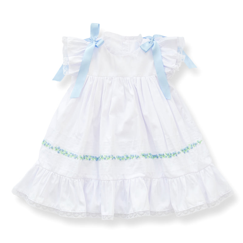 Magnolia Heirloom Smocked Dress in Blue
