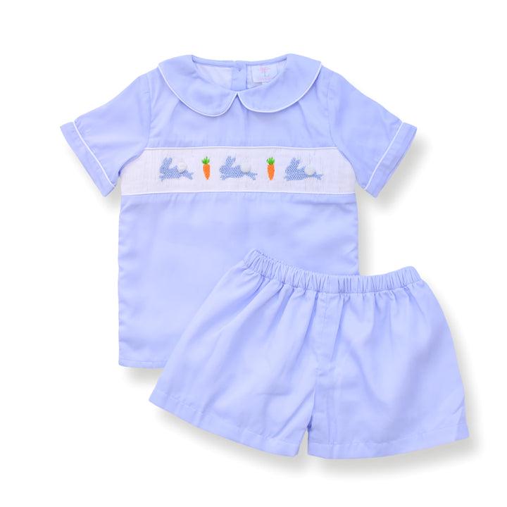 Bunny Hop Smocked Short Set