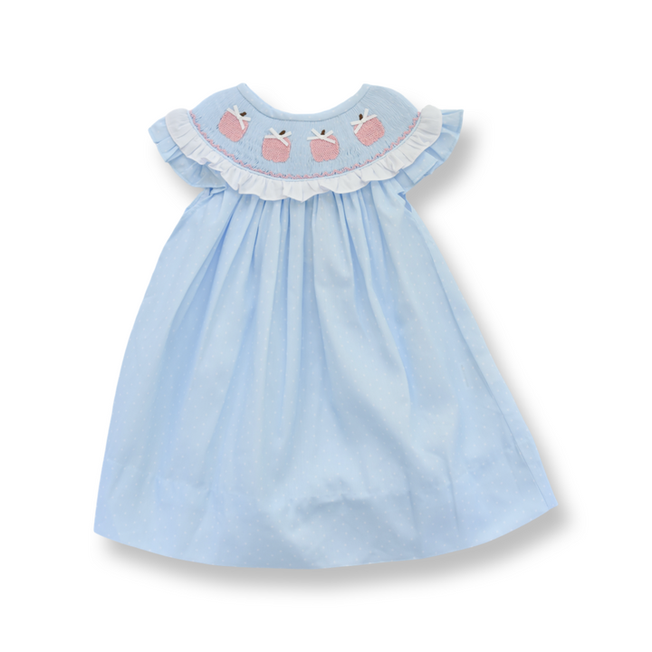 Penelope Pink Pumpkin Smocked Dress