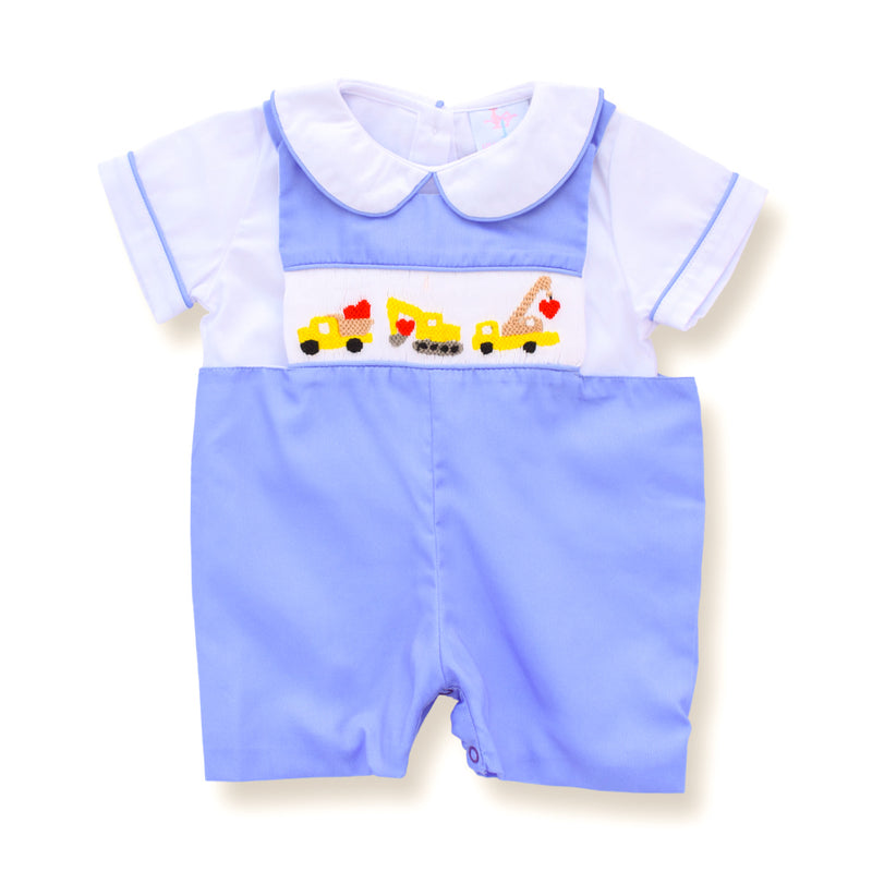 Built with Love Smocked Shortall Set