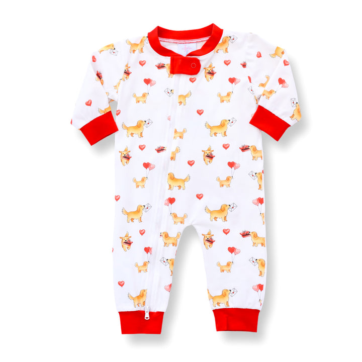 Boys Puppy Kisses Footie