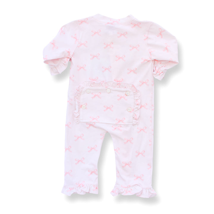 Bella Bow Ruffle Footie